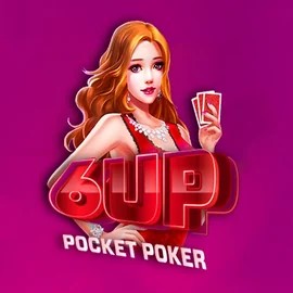 Logo of 6 Up Pocket Poker from FlipLuck at Ginja Casino
