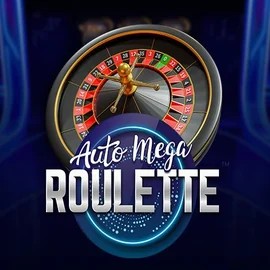 Auto Mega Roulette slot icon by Pragmatic Play, available at Ginja Casino