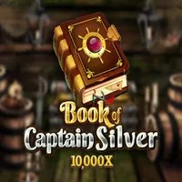 Book of Captain Silver slot logo by All41 Studios at Ginja CasinoBook of Captain Silver