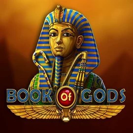Logo of Book of Gods from BF Games at Ginja Casino