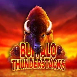 Buffalo Thunderstacks logo by Amatic Industries at Ginja CasinoBuffalo Thunderstacks