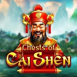 Chests of Cai Shen logo by Pragmatic Play at Ginja Casino