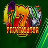 Official Slots logo: Fruitinator Jackpot King by Blueprint Gaming at Ginja Casino