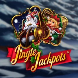 Jingle Jackpots slot logo by Dragon Gaming at Ginja CasinoJingle Jackpots