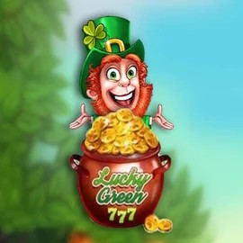 Lucky Green slot logo by betiXon at Ginja CasinoLucky Green