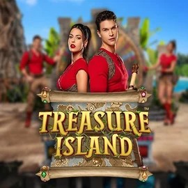 Treasure Island online game logo by Pragmatic Play on ginja-casino.eu.com