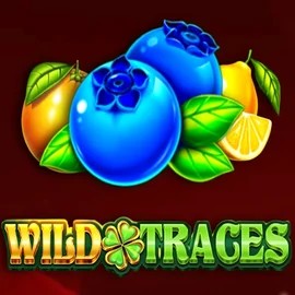 Wild Traces online game logo by Amusnet Interactive on ginja-casino.eu.com